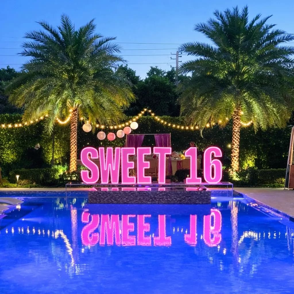 LED Marquee Letter & Number Rentals in South Florida