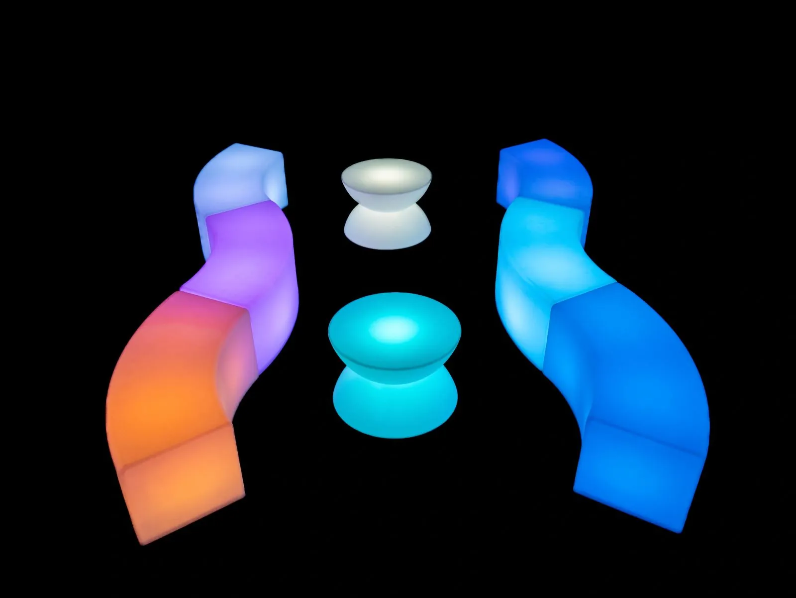 South Beach VIP — LED Furniture setup in Miami