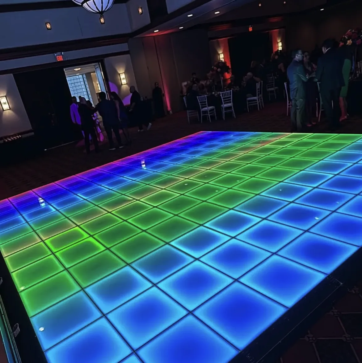 Frosted LED Dance Floor rentals in South Florida