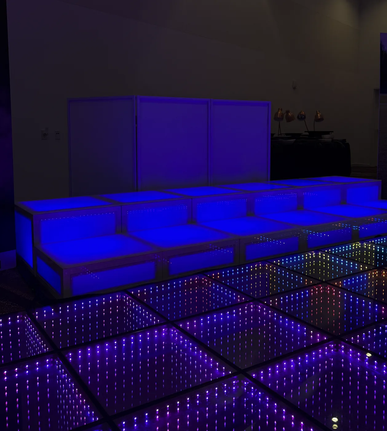 LED stages and platforms rentals in South Florida